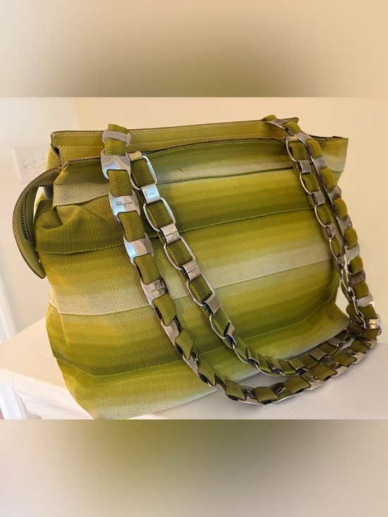 Salvatore Ferragamo Handbags - Ferragamo | VINTAGE Y2K Tiered Grosgrain Ribbon Shoulder Bag